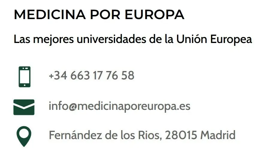 contacto medicina por europa